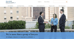 Desktop Screenshot of gallagherllp.com